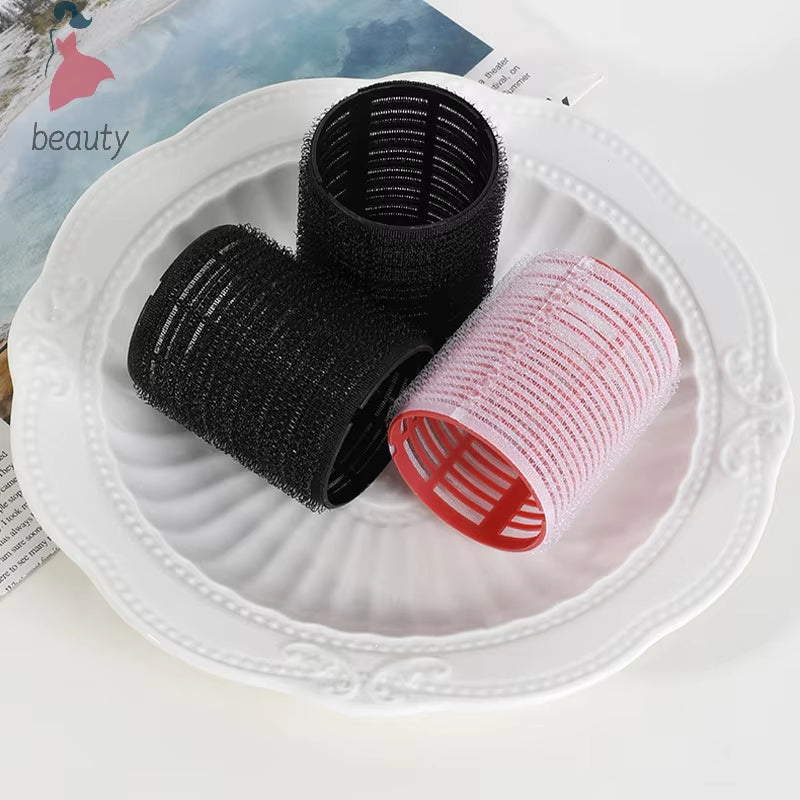 Hair Roller Set 3Pcs Self Grip Heatless Hair Curler Different Size No Heat Self-Adhesive Curling Hairdressing Styling Tool